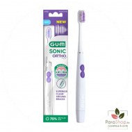 Gum Sonic Ortho Brosse A dents Electrique Souple 4102