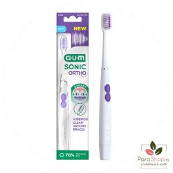 Gum Sonic Ortho Brosse A dents Electrique Souple 4102