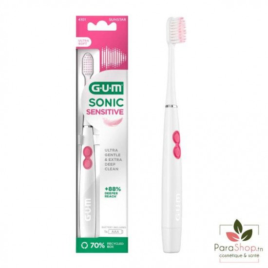 GUM SONIC SENSITIVE Brosse a Dents Electrique - 4101