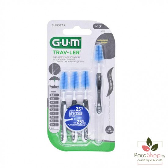 GUM TRAV-LER BROSSETTES x4 2.6MM 1619