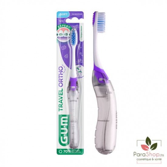 GUM TRAVEL ORTHO BROSSE A DENT 125 