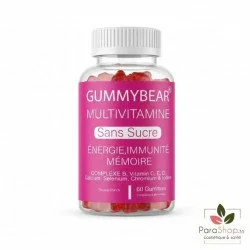 GUMMYBEAR MULTIVITAMINE SANS SUCRE 60 GUMMIES