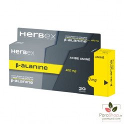 HERBEX BETA-ALANINE 400 MG 20 GELULES  HERBEX BETA-ALANINE 400 MG 20 GELULES