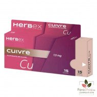 HERBEX Cuivre 15 GELULES  HERBEX Cuivre 15 GELULES