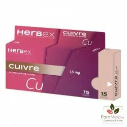 HERBEX Cuivre 15 GELULES