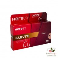 HERBEX Cuivre 30 GELULES  HERBEX Cuivre 30 GELULES