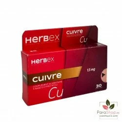 HERBEX Cuivre 30 GELULES