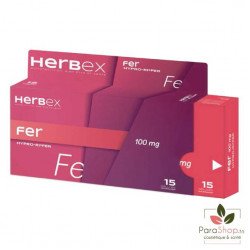 HERBEX FER 100MG 15 GELULES HERBEX FER 100MG 15 GELULES