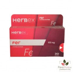 HERBEX FER 100MG 30 GELULES HERBEX FER 100MG 30 GELULES