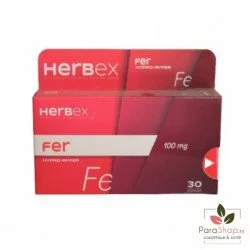 HERBEX FER 100MG 30 GELULES