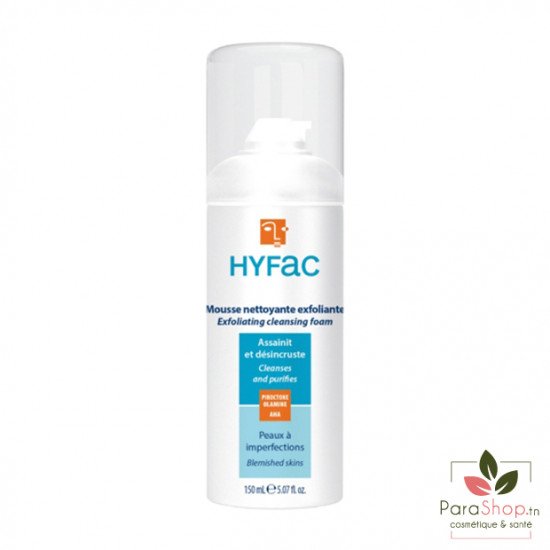 HYFAC MOUSSE NETTOYANTE EXFOLIANTE 150ML