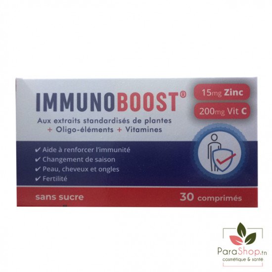 IMMUNOBOOST ZINC + VIT C 30 Comprimes