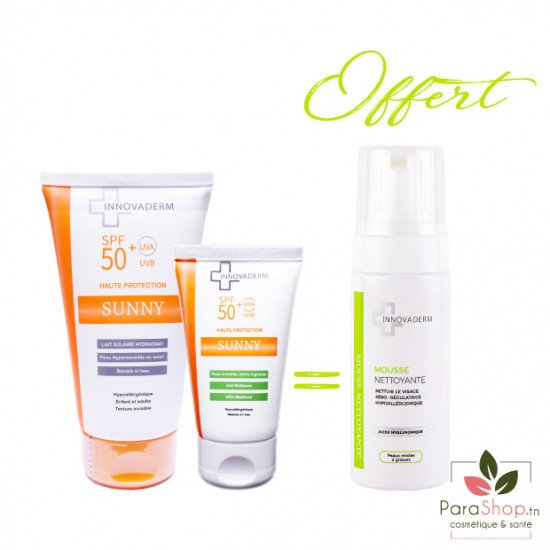 INNOVADERM PACK ROUTINE SOLAIRE PEAU GRASSE INNOVADERM PACK ROUTINE SOLAIRE PEAU GRASSE