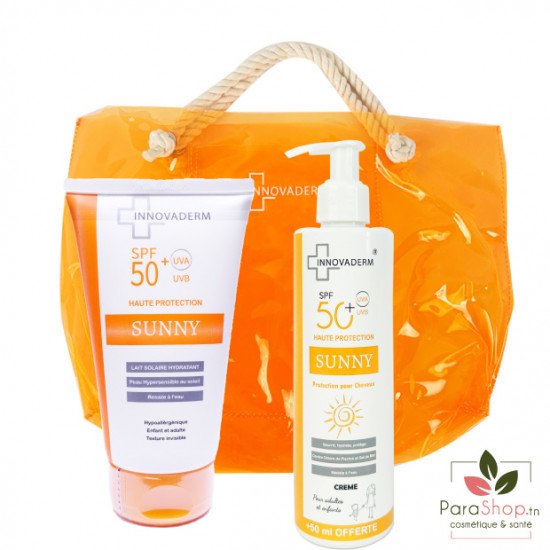 INNOVADERM PACK SAC SOLAIRE CHEVEUX ET CORPS - CREME INNOVADERM PACK SAC SOLAIRE CHEVEUX ET CORPS - CREME