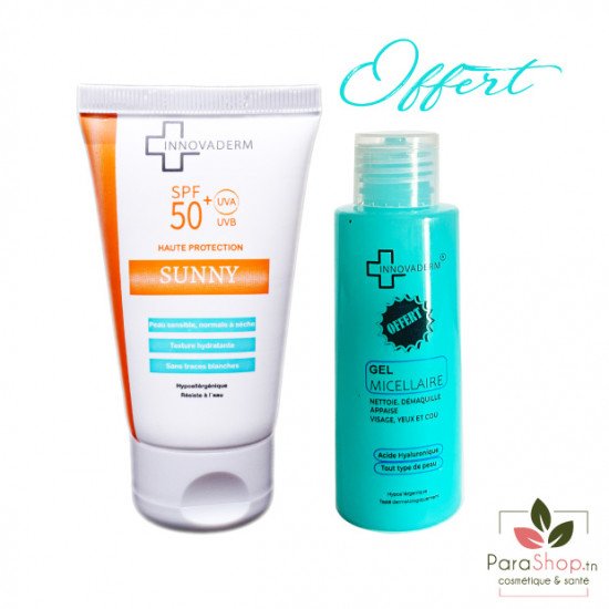 INNOVADERM SUNNY PACK PEAU SECHE SPF 50+ INNOVADERM SUNNY PACK PEAU SECHE SPF 50+