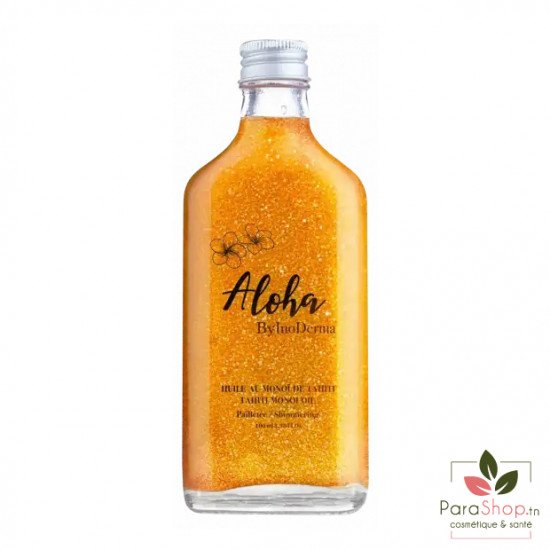 ALOHA BY INODERMA HUILE DE MONOI DE TAHITI Pailletée GOLD 