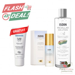 FLASH DEAL ISDIN PACK Hyaluronic Concentrate Serum + Solution Micellaire 400ML + GAMARDE FLUIDE HYDRATANT LEGER OFFERT FLASH DEAL ISDIN PACK Hyaluronic Concentrate Serum + Solution Micellaire 400ML + GAMARDE FLUIDE HYDRATANT LEGER OFFERT