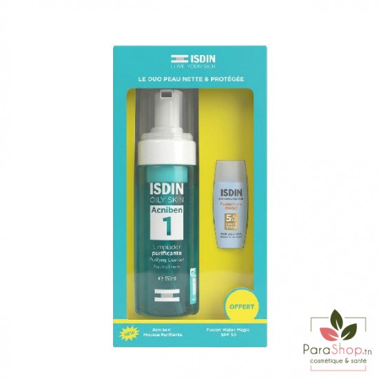 ISDIN COFFRET LE DUO PEAU NETTE & PROTEGEE ISDIN COFFRET LE DUO PEAU NETTE & PROTEGEE