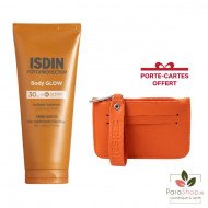 ISDIN FOTOPROTECTOR Body Glow SPF30 200ML + Porte Carte Offert