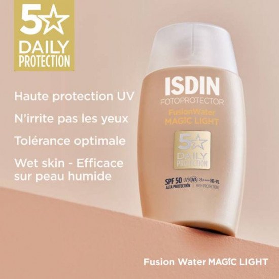 ISDIN Fotoprotector Fusion Water Magic Light SPF 50 ISDIN Fotoprotector Fusion Water Magic Light SPF 50