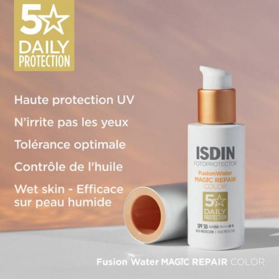 ISDIN Fusion Water MAGIC Repair Color SPF 50 50ML