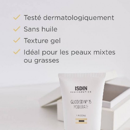 ISDIN ISDINCEUTICS GLYCOISDIN 15 MODERATE GEL 50ML