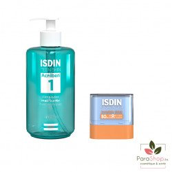 ISDIN PACK ACNIBEN GEL NETTOYANT 400ML + STICK INVISIBLE SOLAIRE SPF50 ISDIN PACK ACNIBEN GEL NETTOYANT 400ML + STICK INVISIBLE SOLAIRE SPF50
