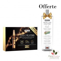 Isdin Pack Flavo-C Melatonin NUIT 30AMP + Solution Micellaire OFFERTE - BF 2025 Isdin Pack Flavo-C Melatonin NUIT 30AMP + Solution Micellaire OFFERTE - BF 2025