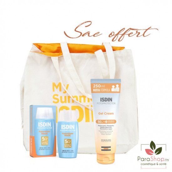 ISDIN PACK Sac Fusion Water MAGIC SPF 50 + Gel Cream SPF 50+ ISDIN PACK Sac Fusion Water MAGIC SPF 50 + Gel Cream SPF 50+