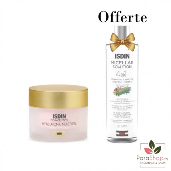 ISDIN PACK HYALURONIC MOISTURE PEAUX SENSIBLES - BF 2025 ISDIN PACK HYALURONIC MOISTURE PEAUX SENSIBLES - BF 2025
