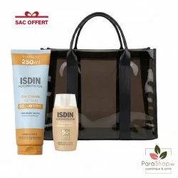 ISDIN SAC Gel Cream SPF50+ 250ML + Fusion Water Magic Light SPF50