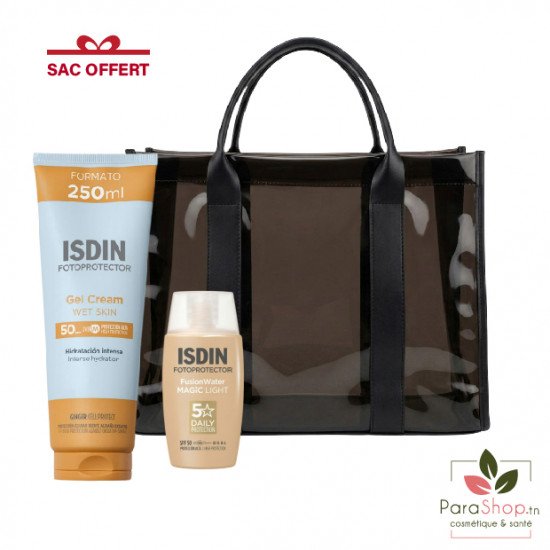 ISDIN SAC Gel Cream SPF50+ 250ML + Fusion Water Magic Light SPF50 ISDIN SAC Gel Cream SPF50+ 250ML + Fusion Water Magic Light SPF50