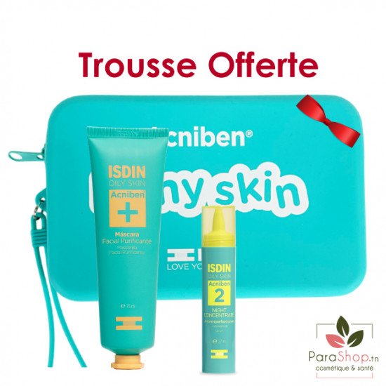 ISDIN TROUSSE ACNIBEN SERUM NUIT + MASQUE PURIFIANT 