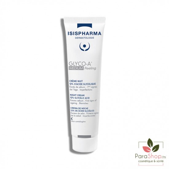 ISISPHARMA GLYCO-A MEDIUM PEELING Crème Nuit 30ML	