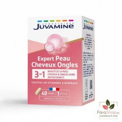 JUVAMINE EXPERT PEAU CHEVEUX ONGLES 3EN1 40 GELULES