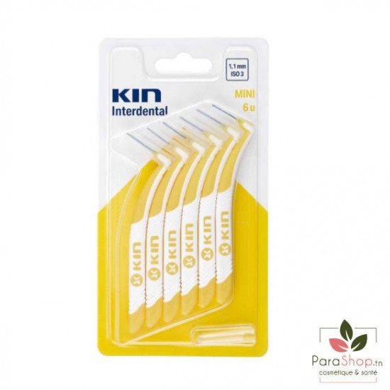 Kin Brossettes Interdentaire Mini 1.1mm BT/6 Kin Brossettes Interdentaire Mini 1.1mm BT/6