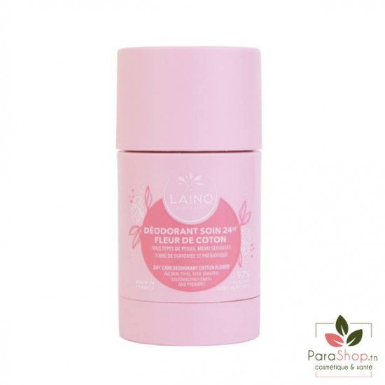 LAINO DEODORANT SOLIDE FLEUR DE COTON 60GR