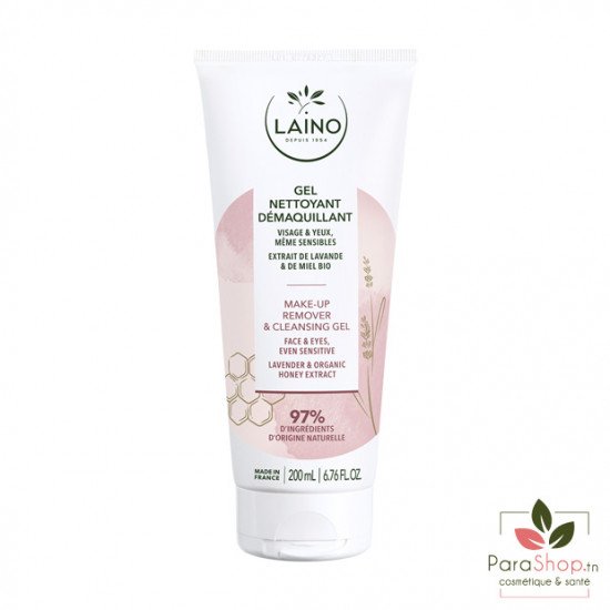 LAINO GEL NETTOYANT DEMAQUILLANT 200ML