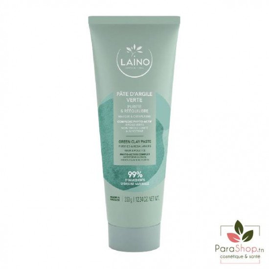 LAINO PATE D ARGILE VERTE 350GR LAINO PATE D ARGILE VERTE 350GR