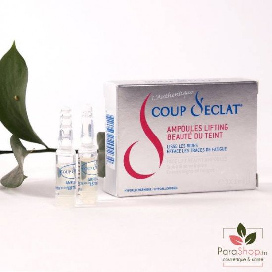 COUP D’ECLAT Ampoules Lifting 3 AMPOULES