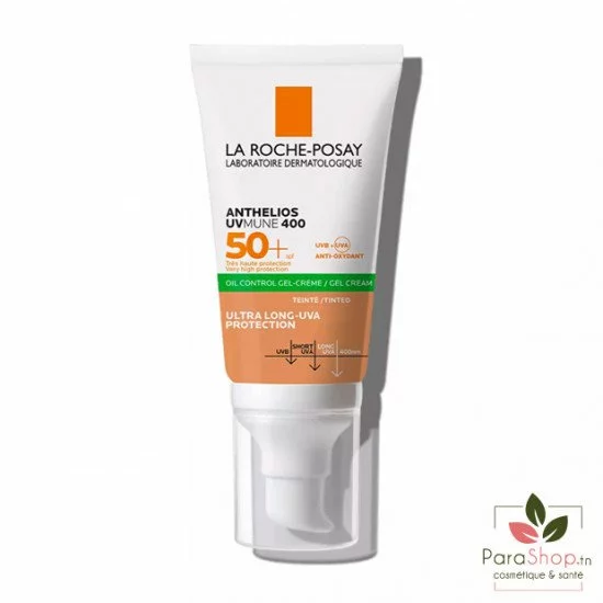 LA ROCHE POSAY ANTHELIOS UVMUNE 400 OIL CONTROL GEL CREME TEINTE SPF 50+ LA ROCHE POSAY ANTHELIOS UVMUNE 400 OIL CONTROL GEL CREME TEINTE SPF 50+