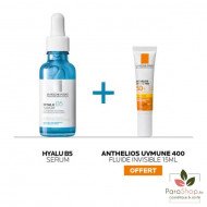 LA ROCHE POSAY COFFRET HYALU B5 SERUM + UVMUNE 400 Fluide Invisible 15ML OFFERT