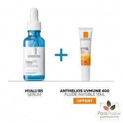 LA ROCHE POSAY COFFRET HYALU B5 SERUM + UVMUNE 400 Fluide Invisible 15ML OFFERT
