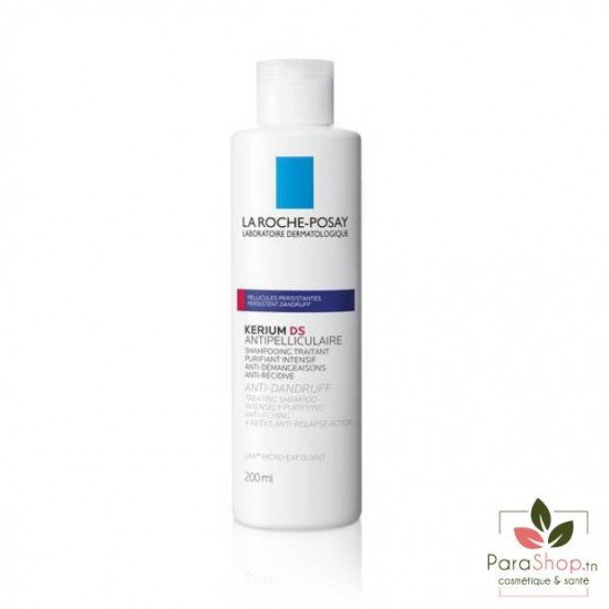 LA ROCHE POSAY Kerium DS Shampoing Traitant Pellicules Persistantes 200ML LA ROCHE POSAY Kerium DS Shampoing Traitant Pellicules Persistantes 200ML