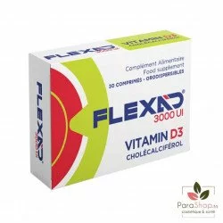 FLEXAD 3000 UI VITAMINE D3 30 COMPRIMES