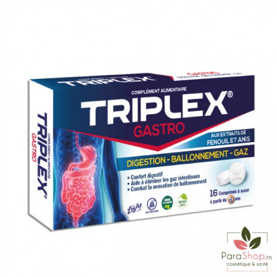 TRIPLEX GASTRO 16 COMPRIMES