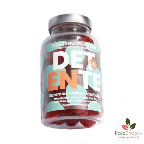 LES ESSENTIELLES LAB DETENTE GUMMIES FRAISE FRAMBOISE BT/60 LES ESSENTIELLES LAB DETENTE GUMMIES FRAISE FRAMBOISE BT/60