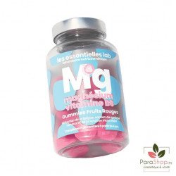 LES ESSENTIELLES LAB MAGNESIUM + VITAMINE B6 GUMMIES FRUITS ROUGES