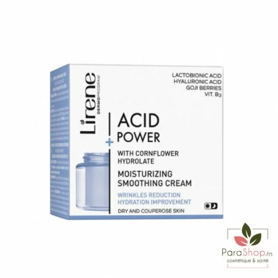 LIRENE ACID POWER CREME LISSANTE HYDRATANTE 50ML LIRENE ACID POWER CREME LISSANTE HYDRATANTE 50ML