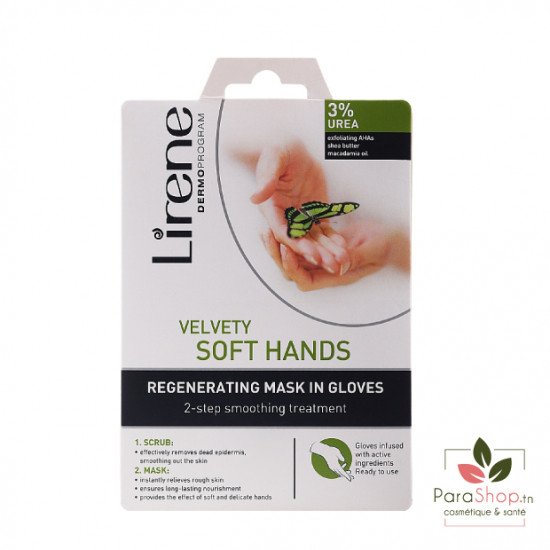 LIRENE Velvety Soft Hands Gants 3% Urée